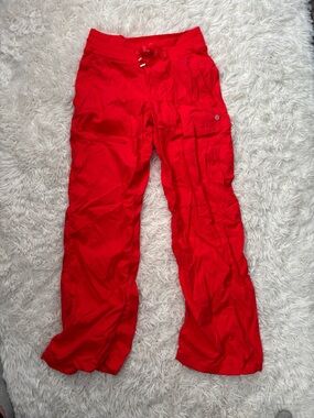 lululemon athletica red studio dance pants